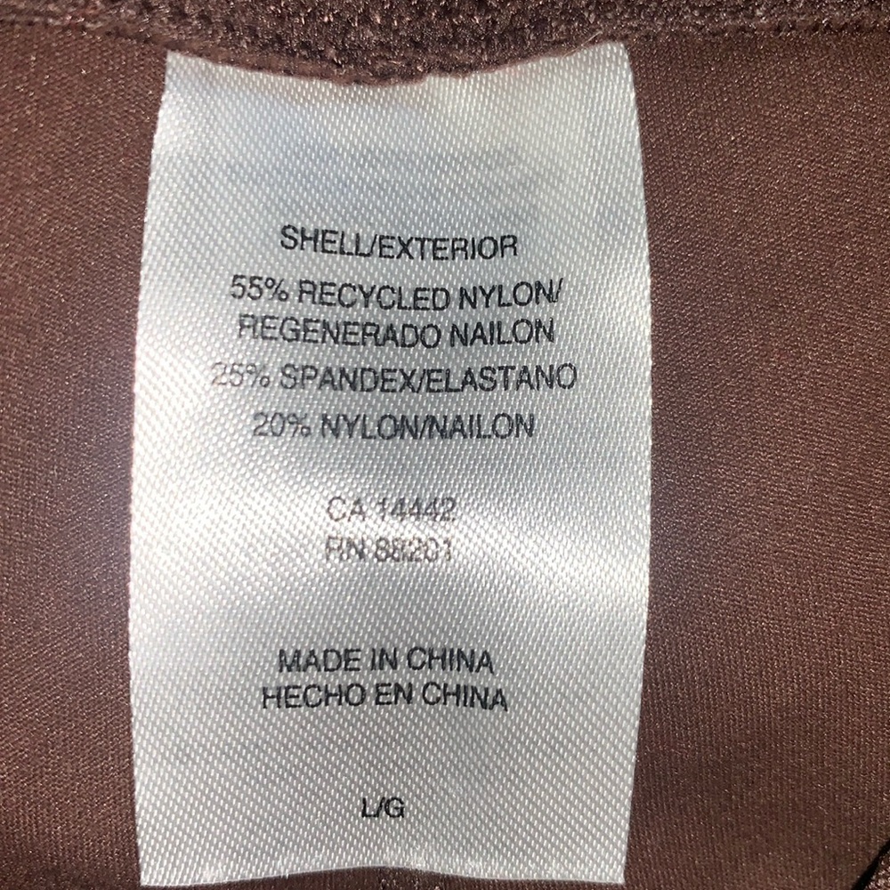 Mondetta Performance+Luxury Brown Herringbone Hi … - image 7